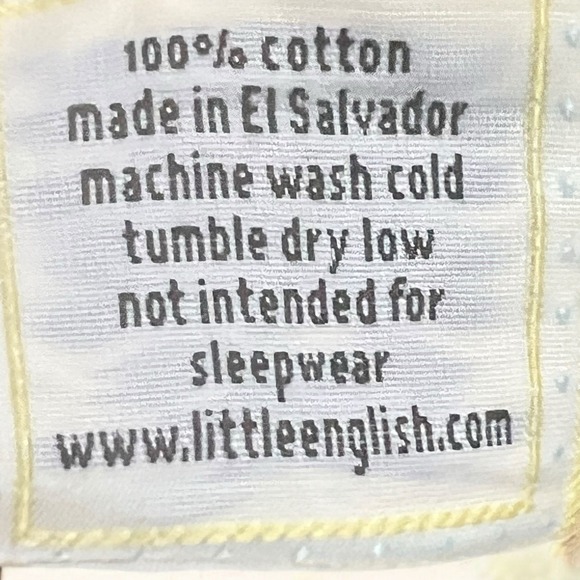 Little English Girls One Piece Romper Size 6 Pink White  Boutique - Picture 4 of 6